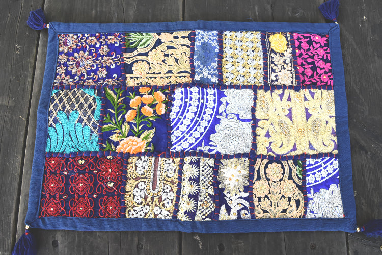 カンバディア 刺繍インテリアマット – Santome Konjaku Mura